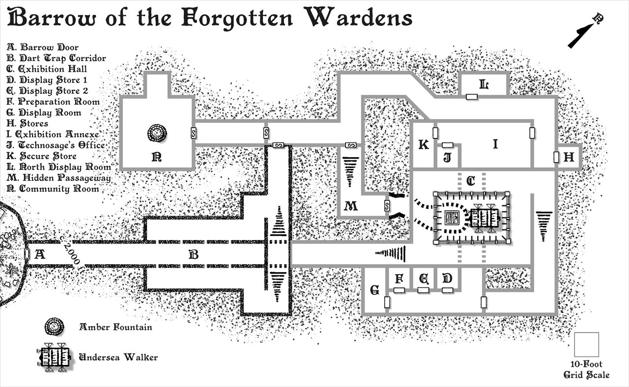 Nibirum Map: barrow of the forgotten wardens by Wyvern